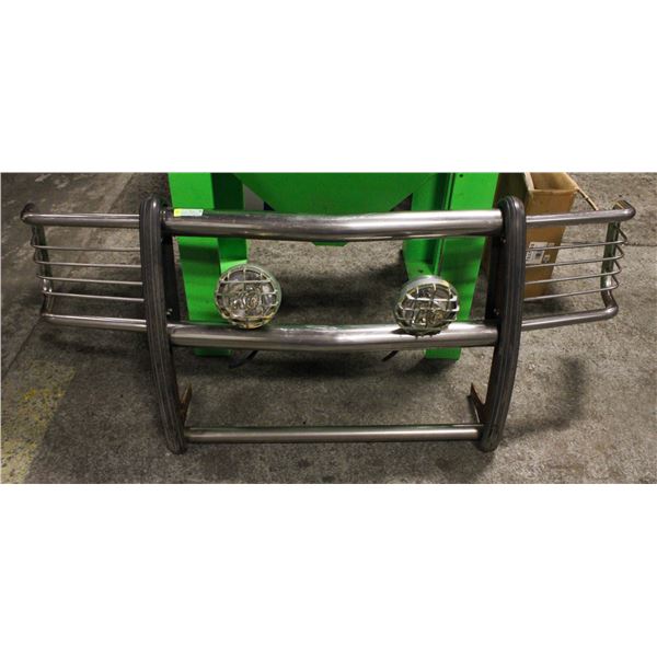 GMC SIERRA / CHEVEROLET CHROME TUBE BRUSH GUARD