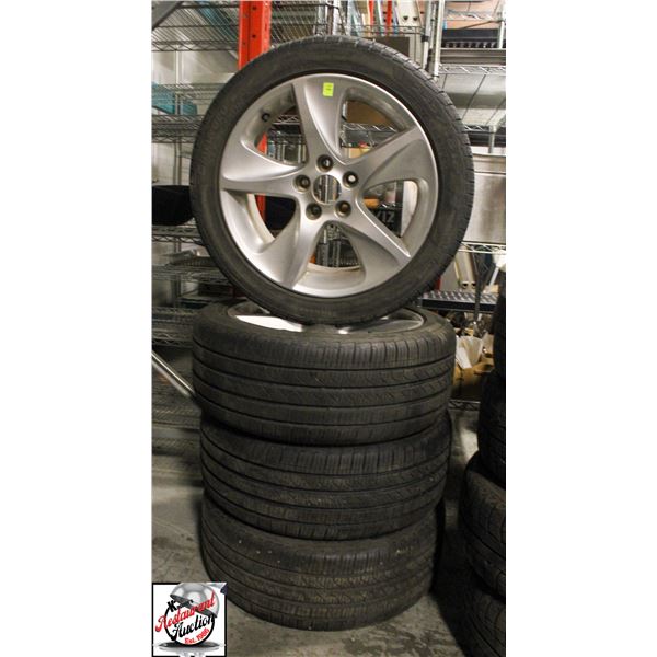 SET OF PERELLI CINTURADO P7 ALL SEASON TIRES ON