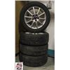 Image 1 : SET OF 4 MICHELIN X-ICE WINTER TIRES ON SAAB