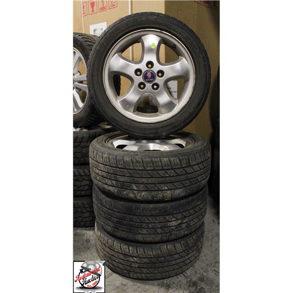 GRAND PRIX TOUR RS TIRES ON SAAB 16" WHEELS