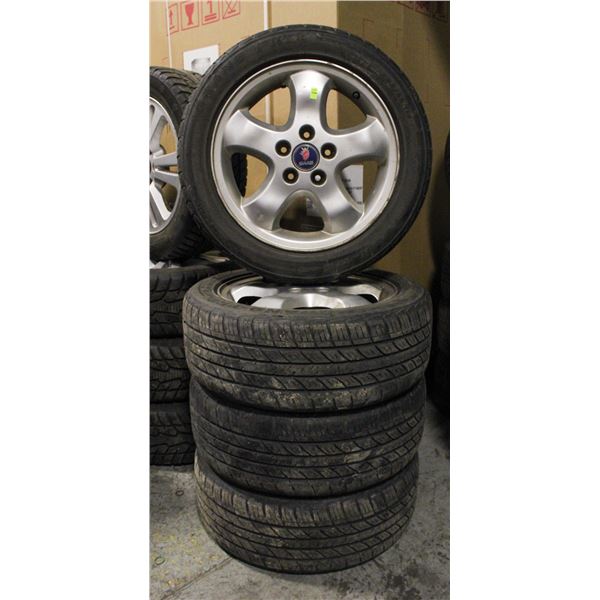 GRAND PRIX TOUR RS TIRES ON SAAB 16" WHEELS