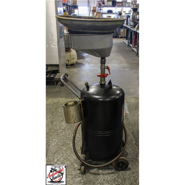 OIL ACE WASTE OIL DRAIN TANK