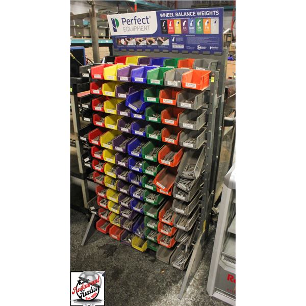 2 PERFECT EQUIPMENT STORAGE UNITS W/ WHEEL BALANCE