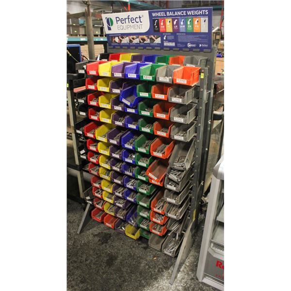 2 PERFECT EQUIPMENT STORAGE UNITS W/ WHEEL BALANCE