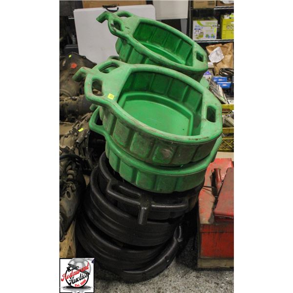 APPROX 12 FLUID DRAIN PANS