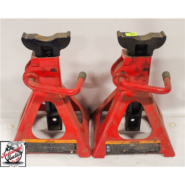LOT OF 2 MAC TOOLS 3 TON JACK STANDS