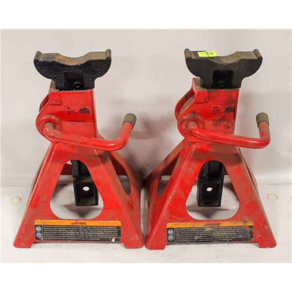 LOT OF 2 MAC TOOLS 3 TON JACK STANDS
