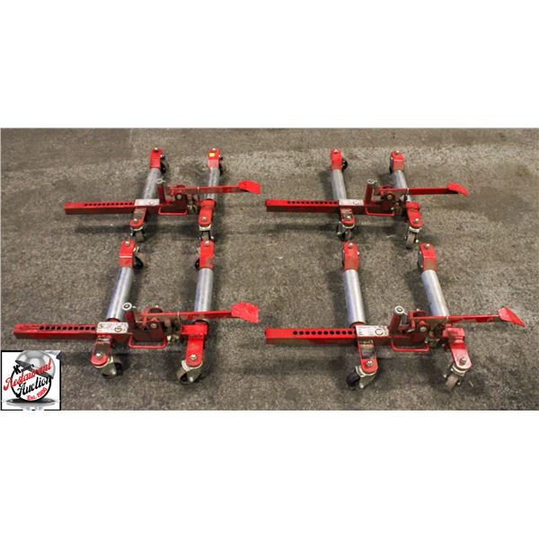 LOT OF 4 PROPEL 1250LB WHEEL DOLLIES
