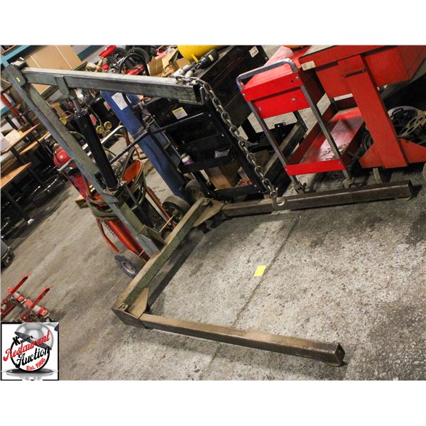 CUSTOM BUILT MOBILE SHOP CRANE