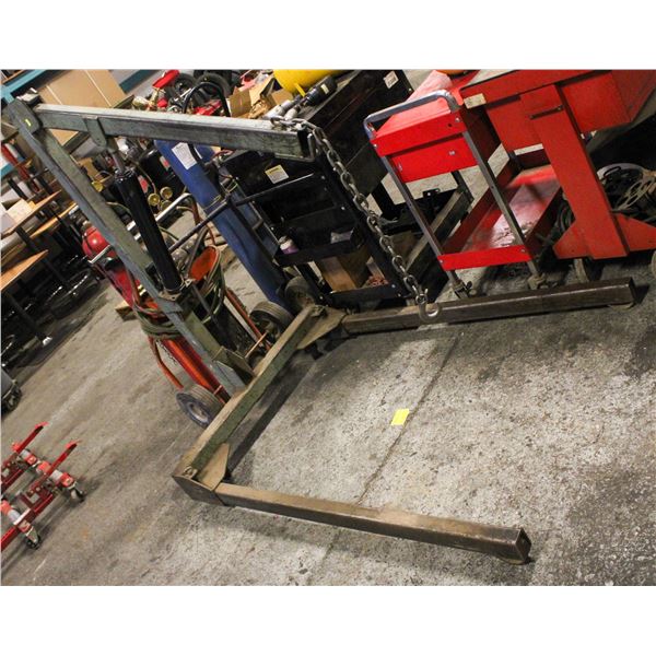 CUSTOM BUILT MOBILE SHOP CRANE