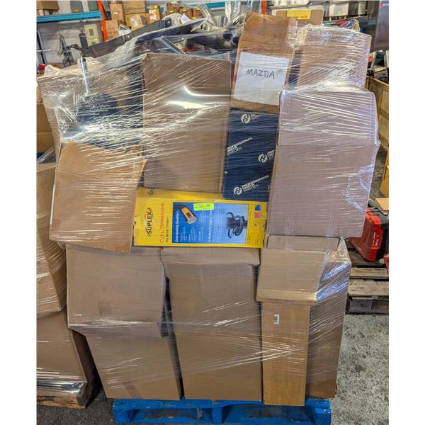 PALLET OF ASSORTED CAR PARTS