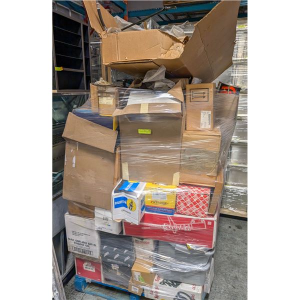 PALLET OF ASSORTED CAR PARTS