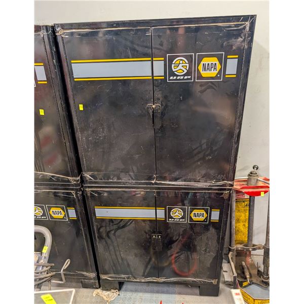 METAL STACKING WALL CABINET - BLACK, NAPA
