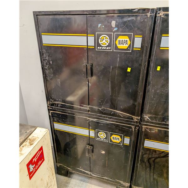 METAL STACKING WALL CABINET - BLACK, NAPA