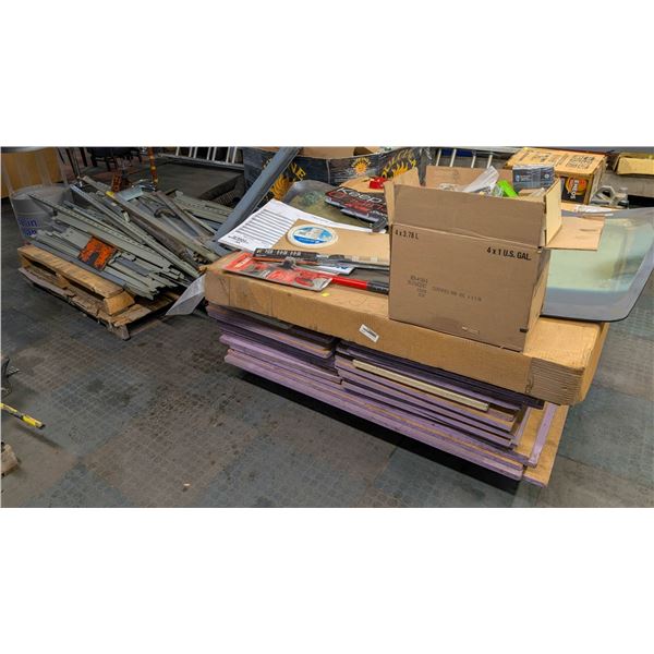 TWO PALLETS OF RACKING