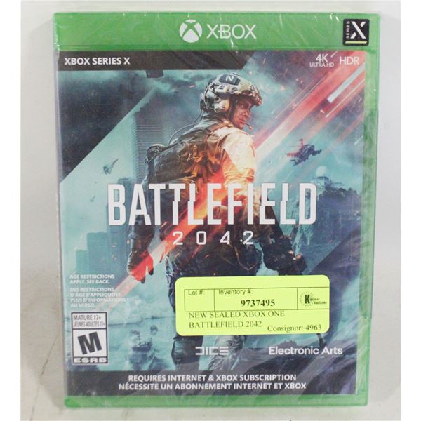 NEW SEALED XBOX ONE BATTLEFIELD 2042
