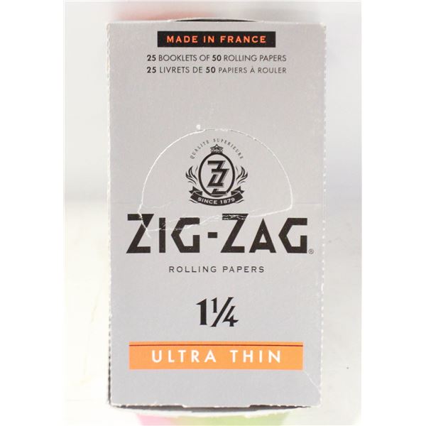 RETAIL BOX 25PKS ZIG-ZAG 1-1/4 ULTRA THIN