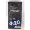 Image 1 : SEALED 4:20 RETAIL BOX 25PKS INTERLEAVED 1-1/2 SZ