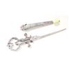 Image 1 : ORNATE PAIR OF LONG SCISSORS IN METAL SHEATH