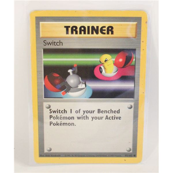 1999 POKEMON GAME 95 SWITCH CARD