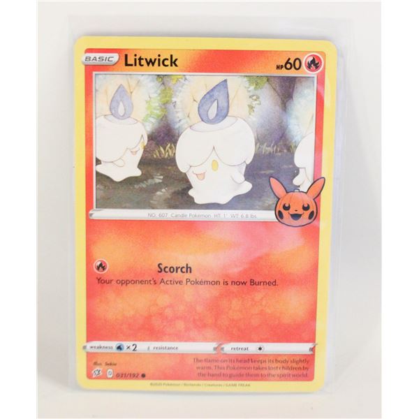 LITWICK TRICK OR TRADE 024 POKEMON CARD