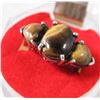 Image 1 : STERLING SILVER TIGERS EYE RING SZ 6 NEW