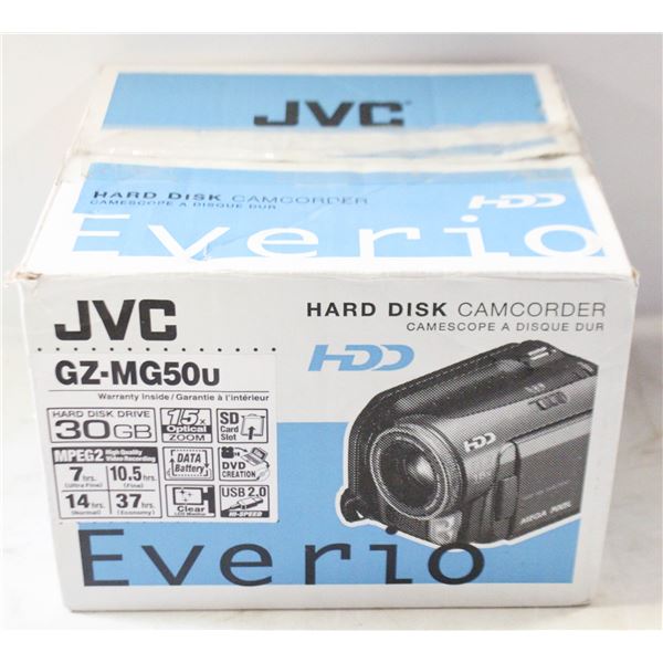 JVC EVERIO HARD DISK CAMCORDER WITH CORDS
