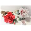 Image 1 : 2 PORCELAIN ROSES