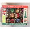 Image 1 : BOX OF VINTAGE GLASS CHRISTMAS ORNAMENTS