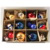 Image 1 : BOX OF VINTAGE GLASS CHRISTMAS ORNAMENTS