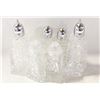 Image 1 : 6 CUT CRYSTAL SHAKERS