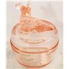 Image 1 : VTG PINK DEPRESSION JEANETTE SCOTTIE DOG GLASS