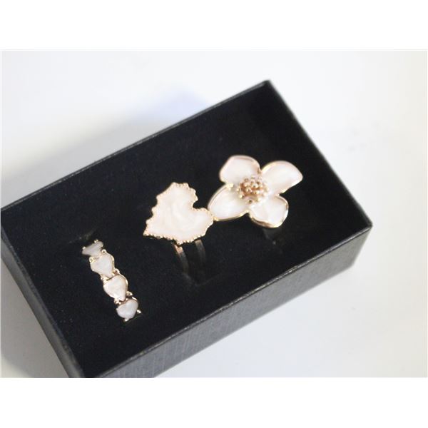 NEW 3PCS/SET RING SET SZ8