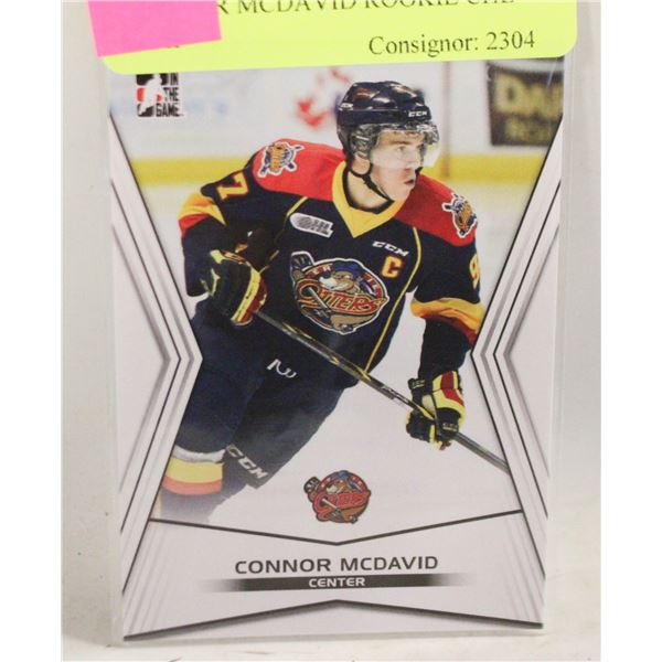 CONNOR MCDAVID ROOKIE CHL LEAF