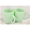 Image 1 : 2 JADE COFFEE MUGS