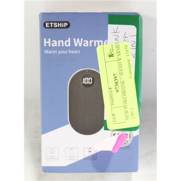 NEW POWERBANK + HAND WARMER 2 IN 1