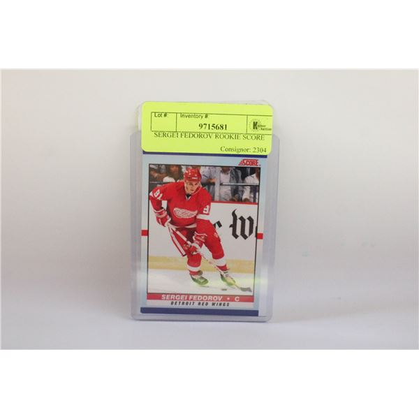 SERGEI FEDOROV ROOKIE SCORE