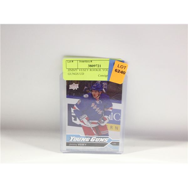 JIMMY VESEY ROOKIE YOUNG GUNS UD