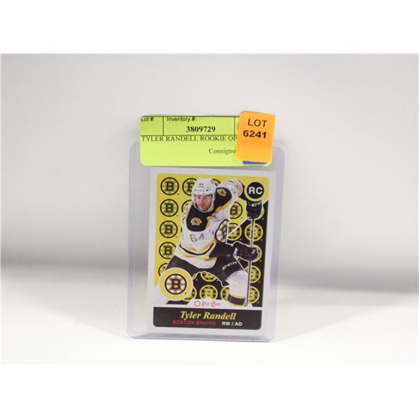 TYLER RANDELL ROOKIE OPC