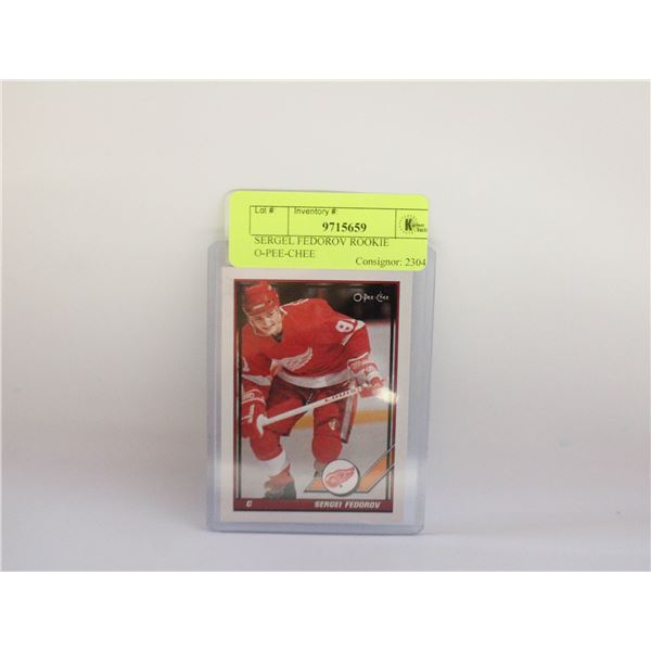 SERGEL FEDOROV ROOKIE O-PEE-CHEE