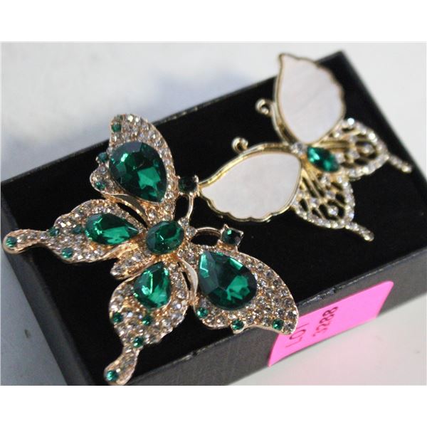 NEW 2PCS BROOCH SET