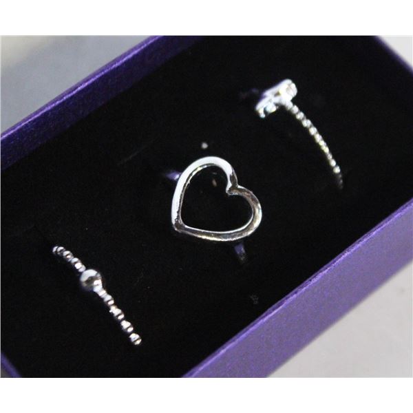 NEW 3PCS/SET RING SET SZ7