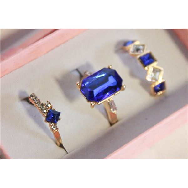 NEW 3PCS/SET RING SET SZ7