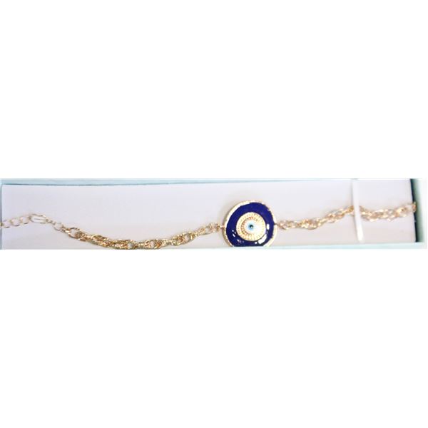 NEW TURKISH NAZAR GLASS EVIL EYED LUCKY BRACELET