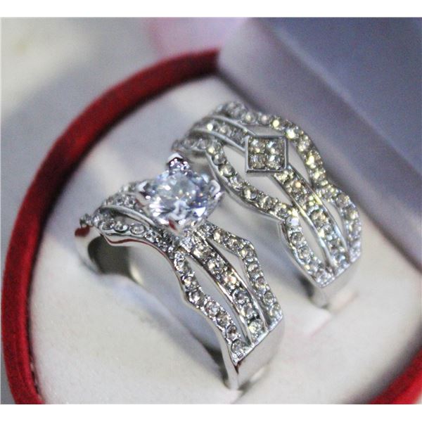 NEW 2PCS/SET RING SET SZ9