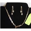 Image 1 : NEW JEWELRY DISPLAY W/ NECKLACE + EARRINGS