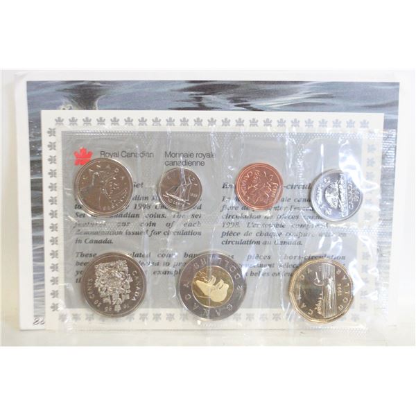 1998 CANADA 7 COIN UNCIRCULATED COIN SET