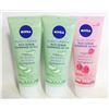Image 1 : 3 NIVEA RICE SCRUBS