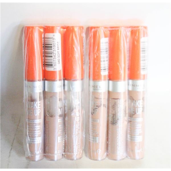 NEW 6 PACK RIMMEL LONON WAKE ME UP