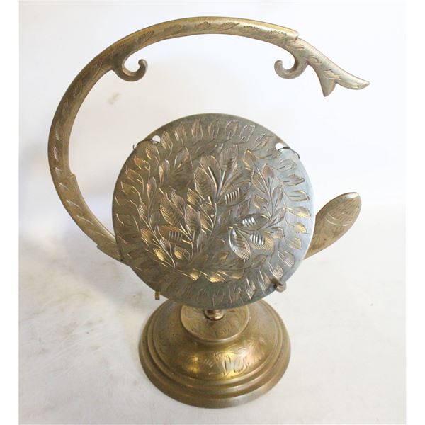 VINTAGE BRASS TABLE GONG